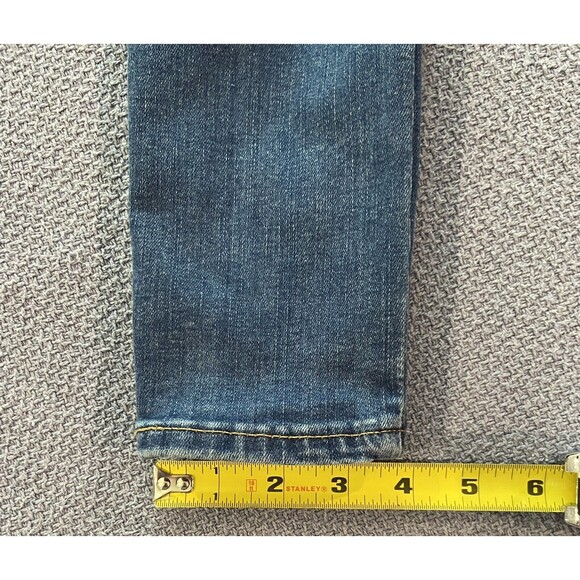 Levis 720 High Rise Super Skinny Jeans Womens 25 Blue Denim Stretch - Picture 9 of 11